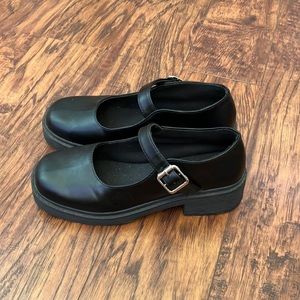black mary janes shein